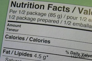 pet food nutrition label