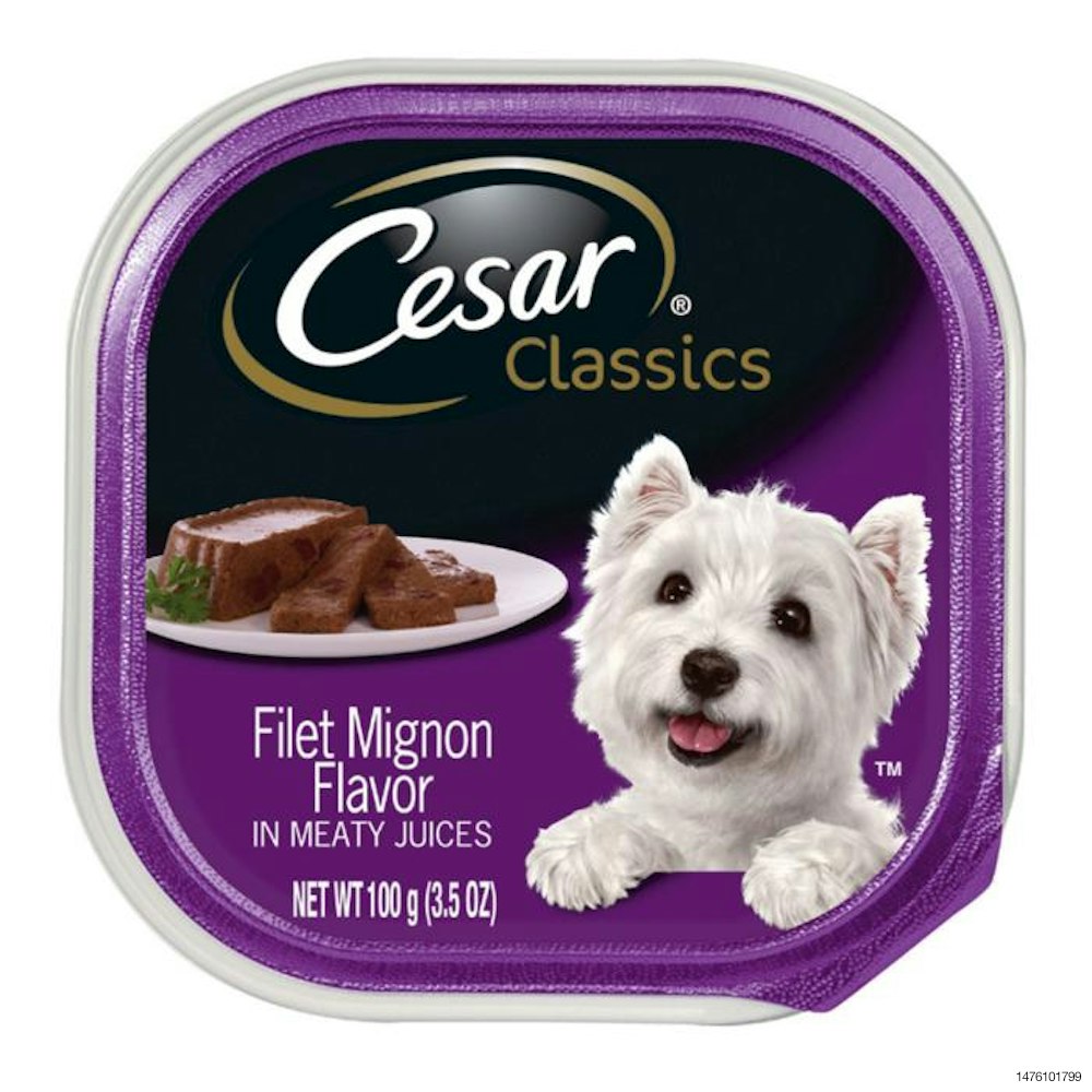 Cesar Classics Filet Mignon Flavor wet dog food recalled |  