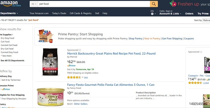 Amazon-pet-food