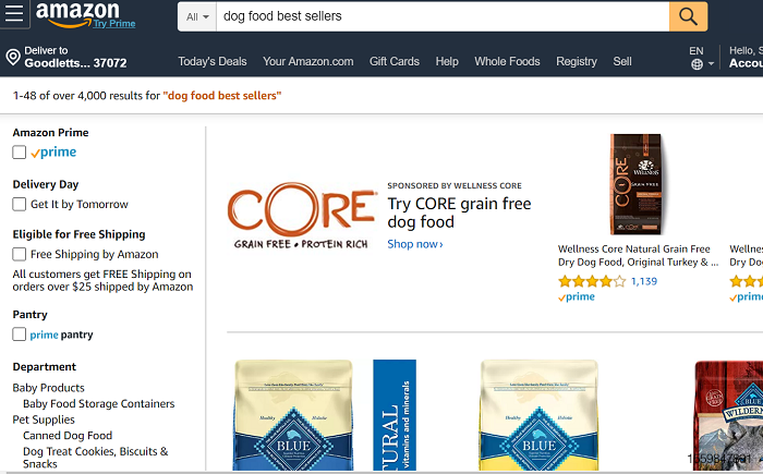 Amazon-dog-food