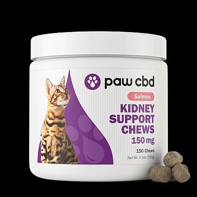 Paw CBD brand CBD kidney support chews for cats.jpg