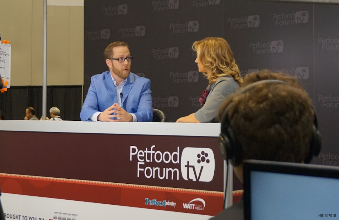 Dr. Ryan Yamka, senior vice president of research and development, quality assurance and regulatory affairs at Blue Buffalo, speaks with Petfood Forum TV at Petfood Forum in Kansas City, Missouri.